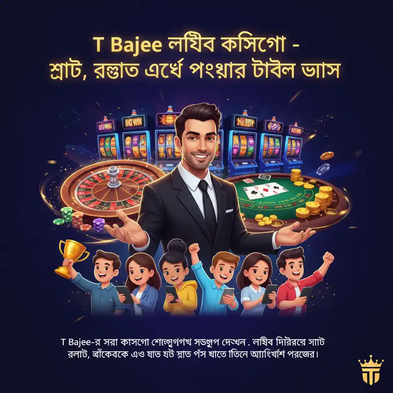T Bajee লাইভ ক্যাসিনো ব্যানার